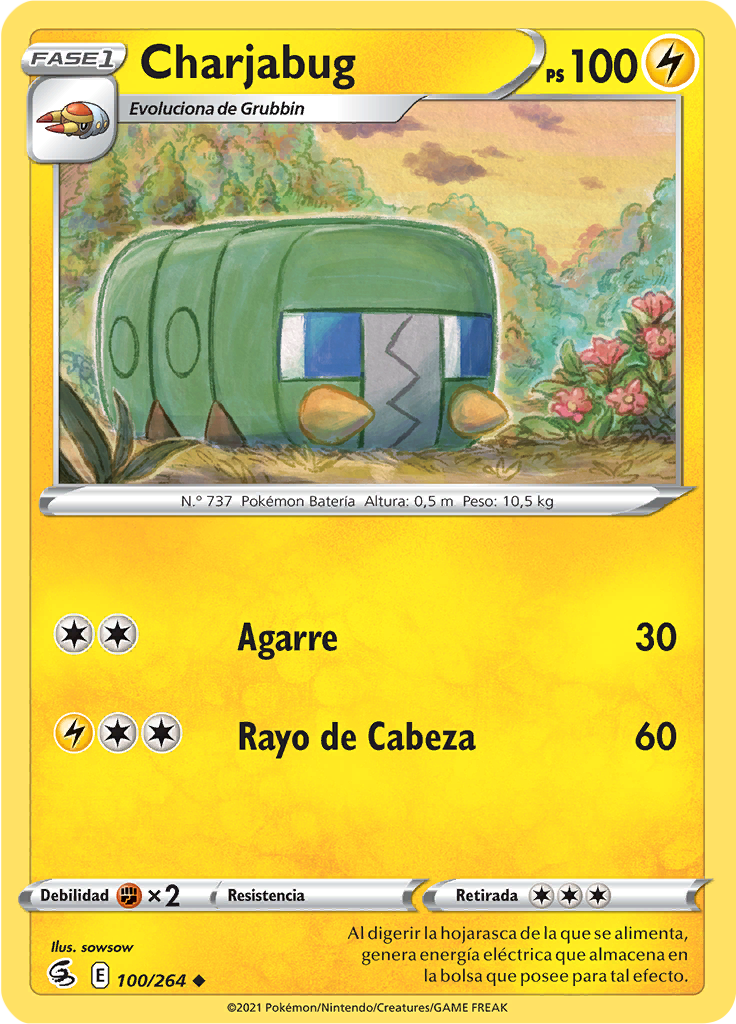 Charjabug (Reverse Holo)