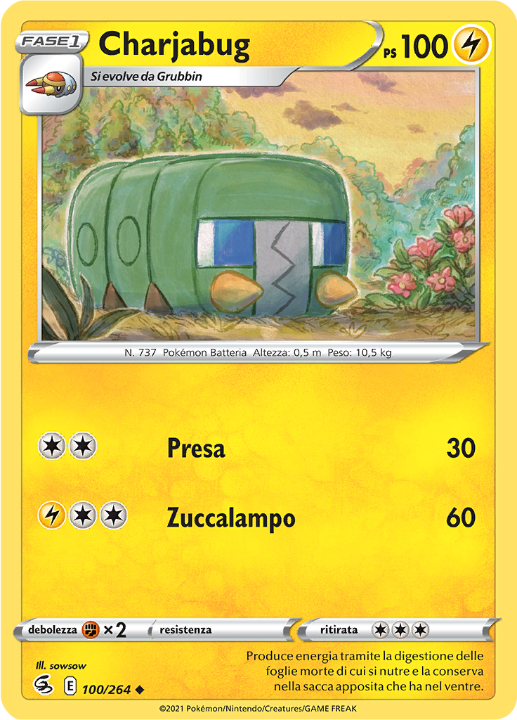 Charjabug (Reverse Holo)