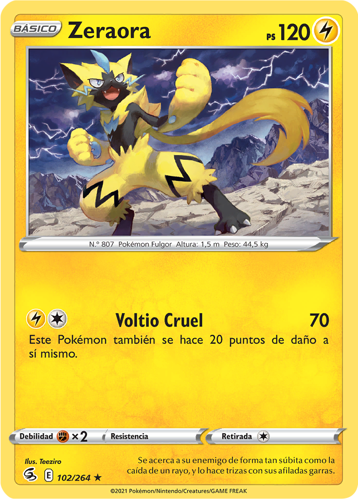 Zeraora (Reverse Holo)