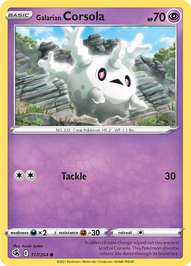 Galarian Corsola (Reverse Holo)
