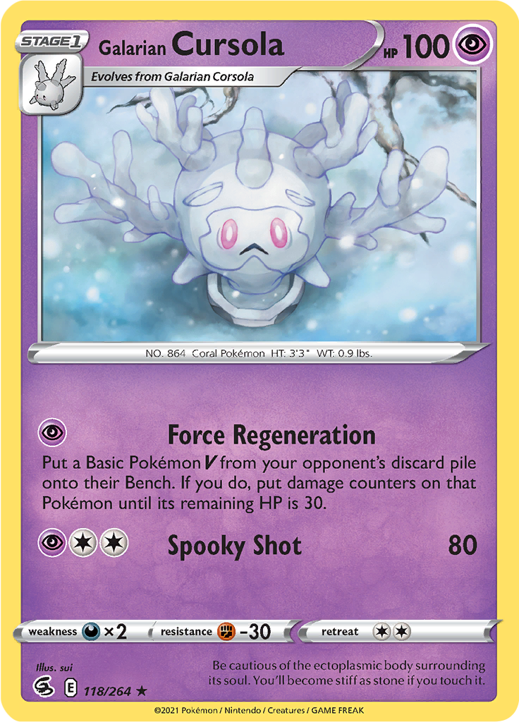 Galarian Cursola (Reverse Holo)