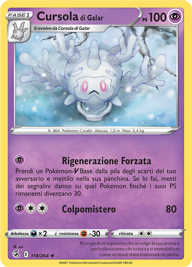 Cursola di Galar (Reverse Holo)