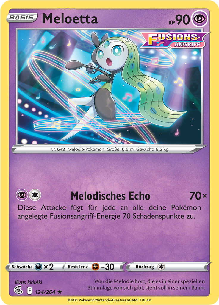 Meloetta (Reverse Holo)