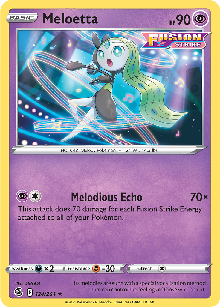 Meloetta (Reverse Holo)