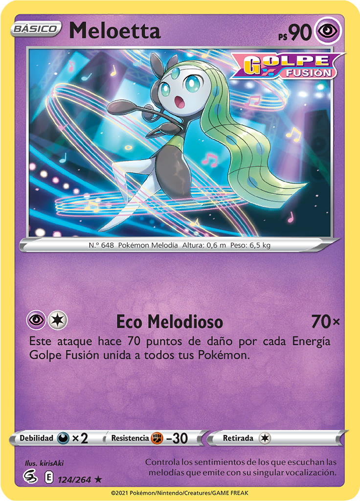 Meloetta (Reverse Holo)