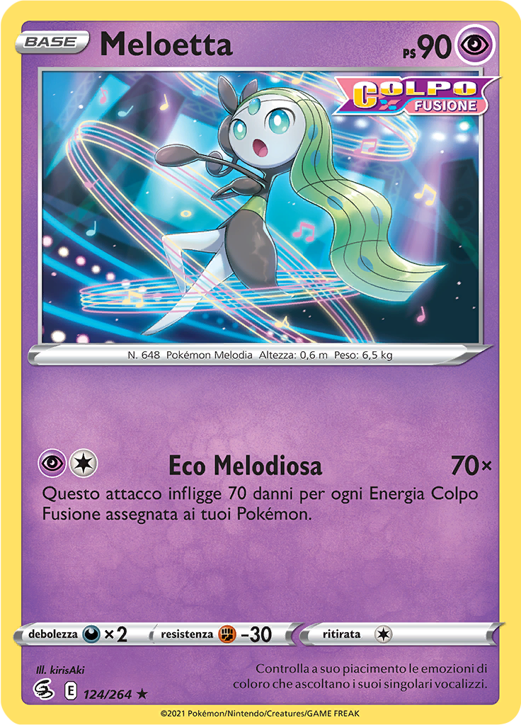 Meloetta (Reverse Holo)