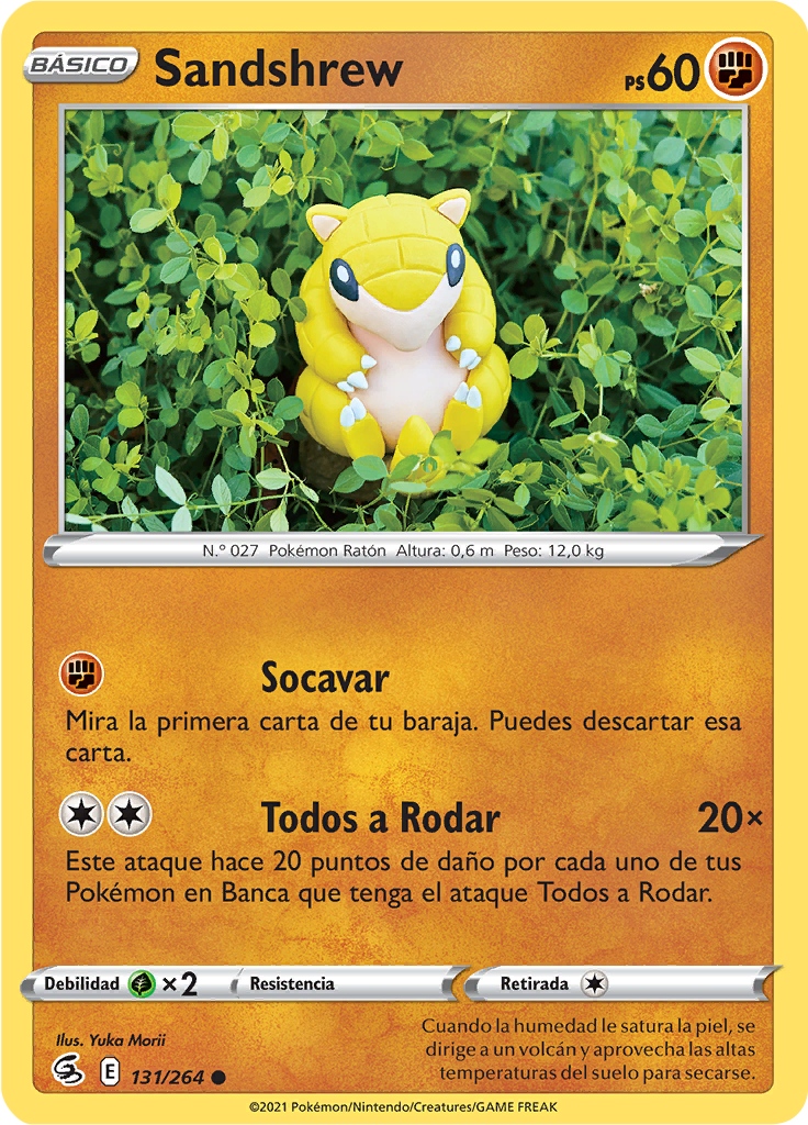 Sandshrew (Reverse Holo)