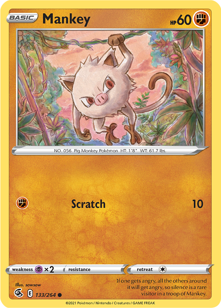 Mankey (Reverse Holo)