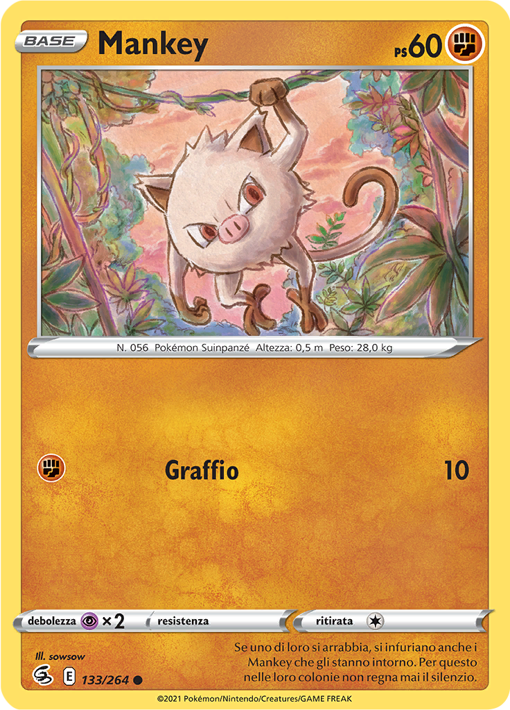 Mankey (Reverse Holo)