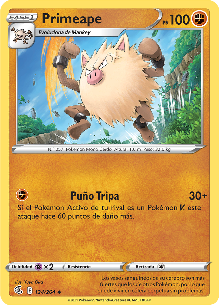 Primeape (Reverse Holo)