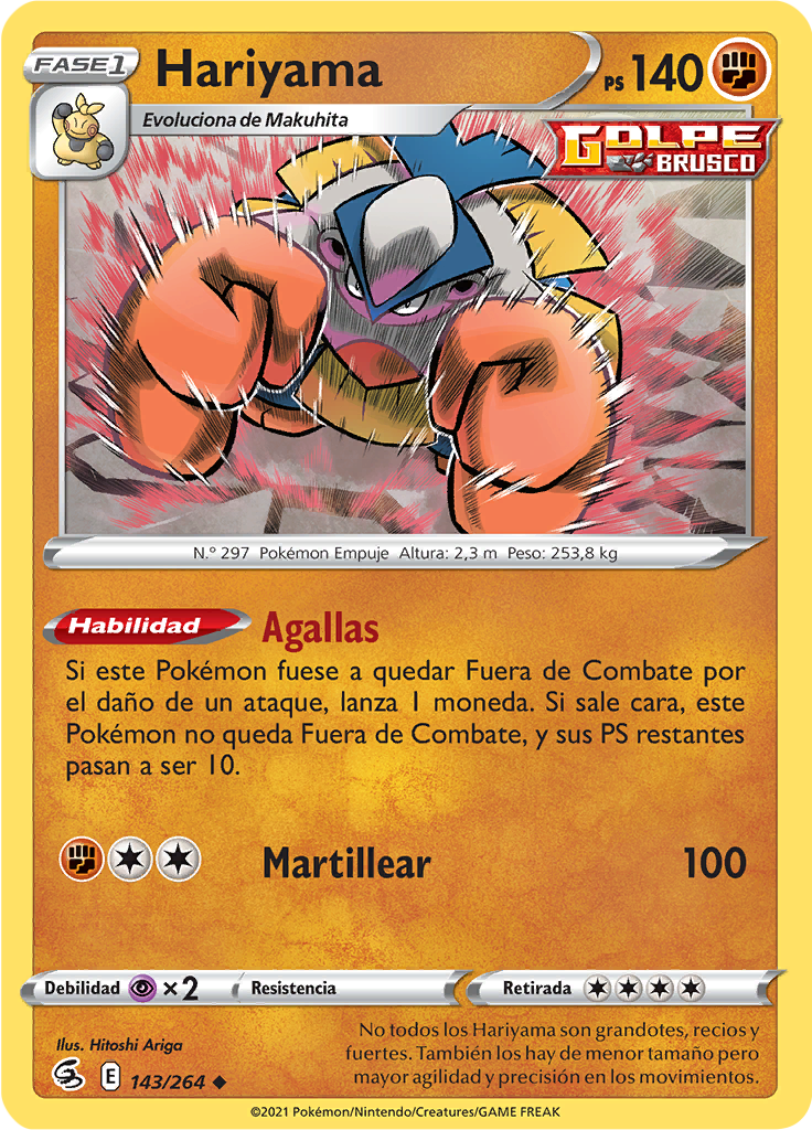 Hariyama (Reverse Holo)