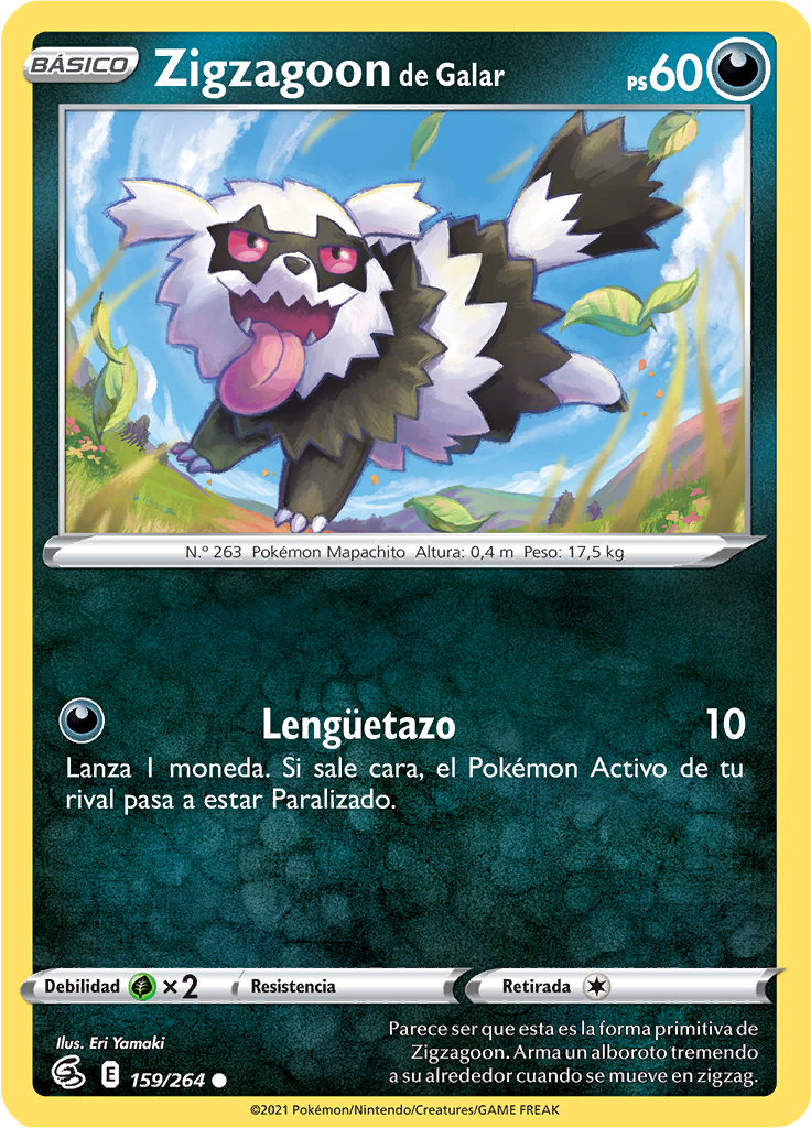 Zigzagoon de Galar (Reverse Holo)