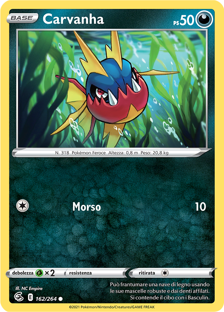 Carvanha (Reverse Holo)