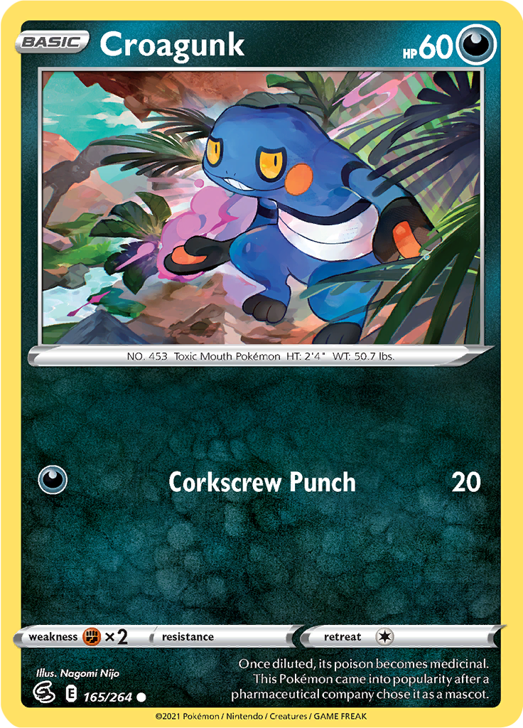 Croagunk (Reverse Holo)