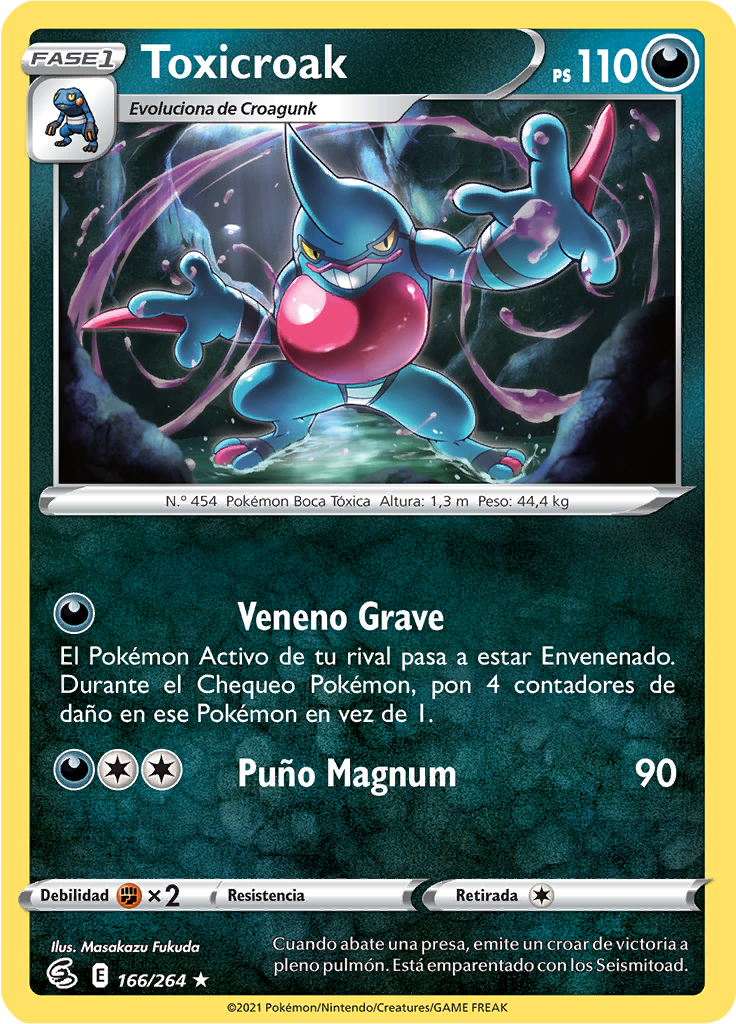 Toxicroak (Reverse Holo)