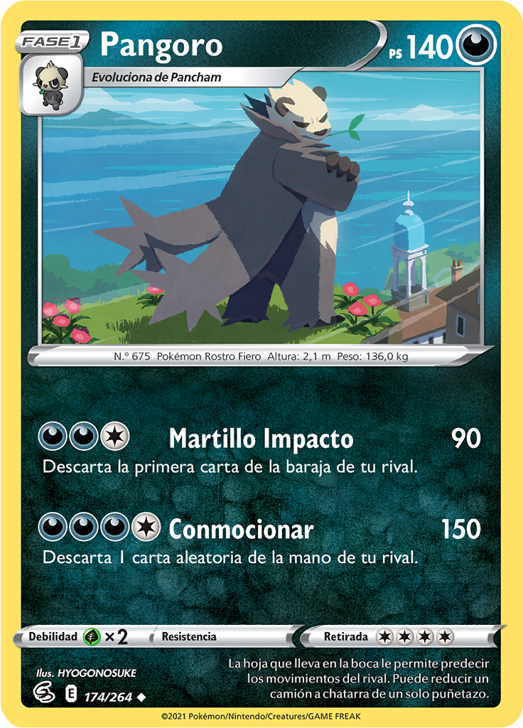 Pangoro (Reverse Holo)