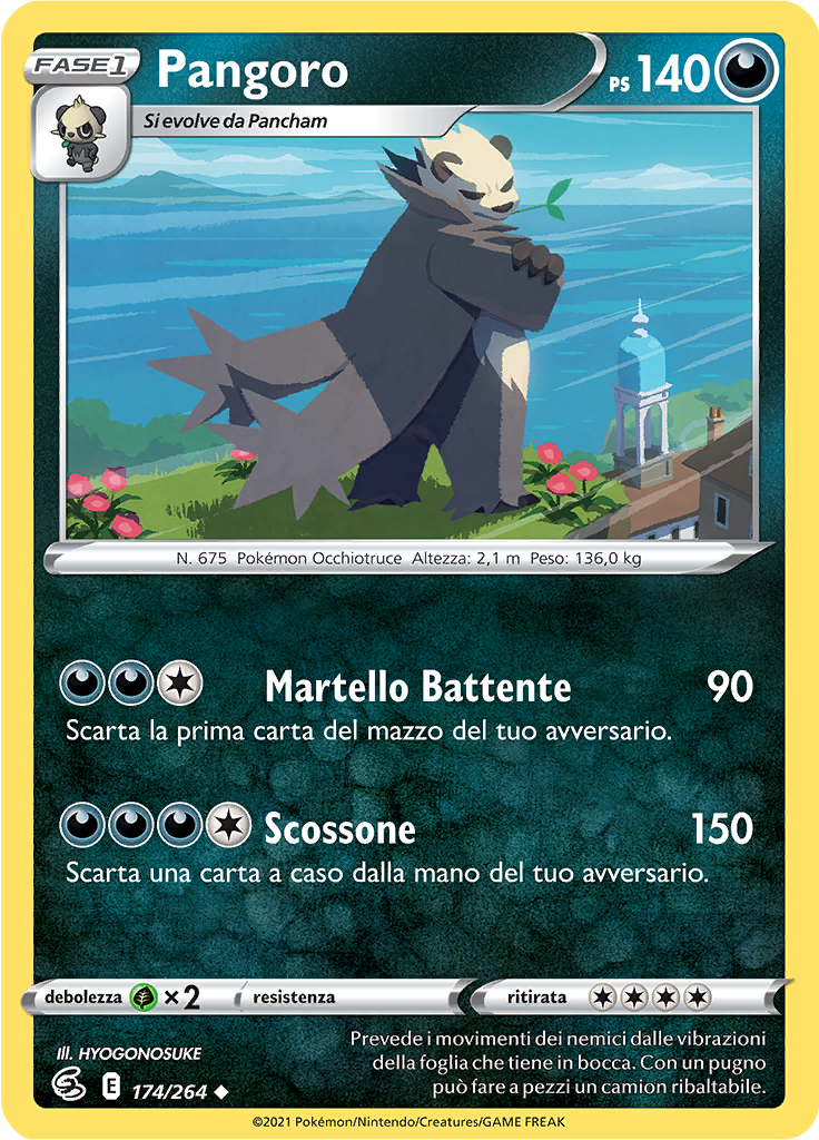 Pangoro (Reverse Holo)