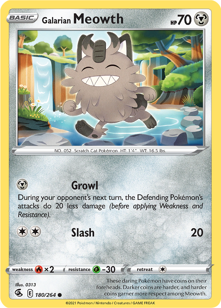 Galarian Meowth (Reverse Holo)
