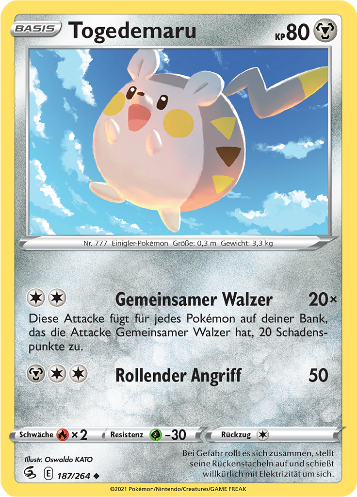 Togedemaru (Reverse Holo)