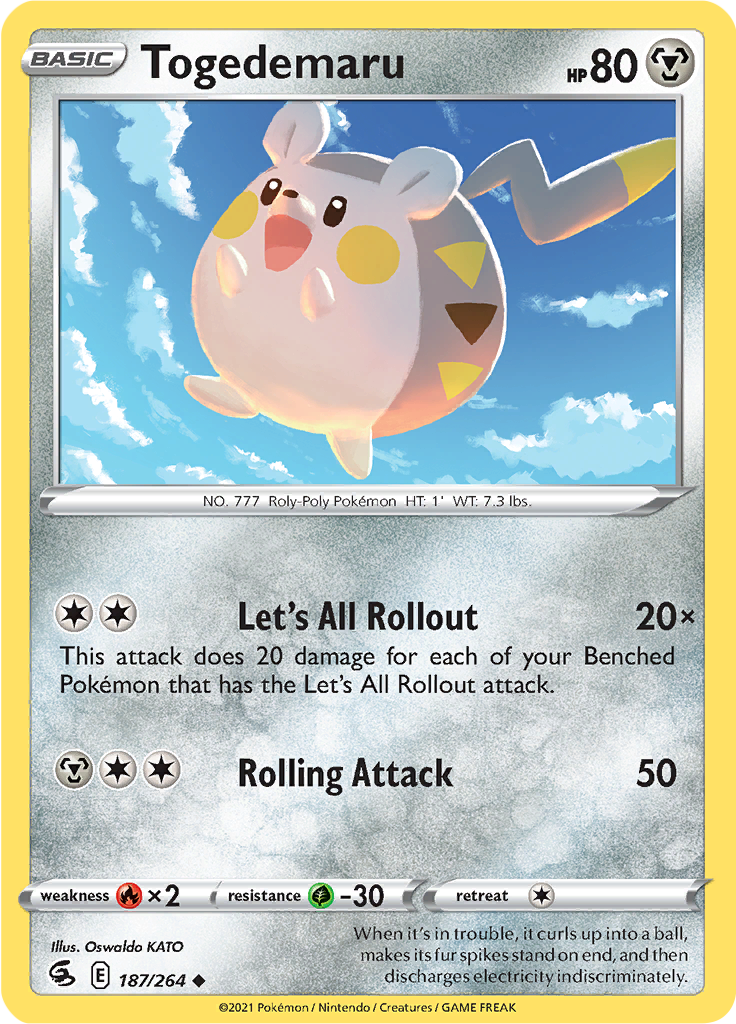 Togedemaru (Reverse Holo)