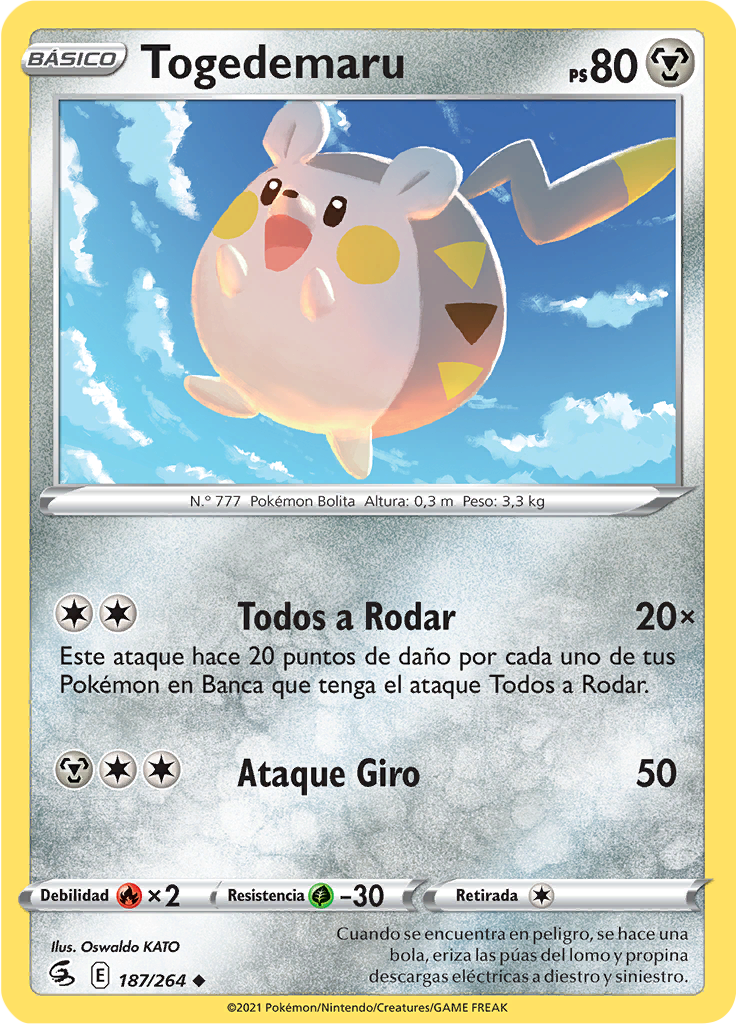 Togedemaru (Reverse Holo)