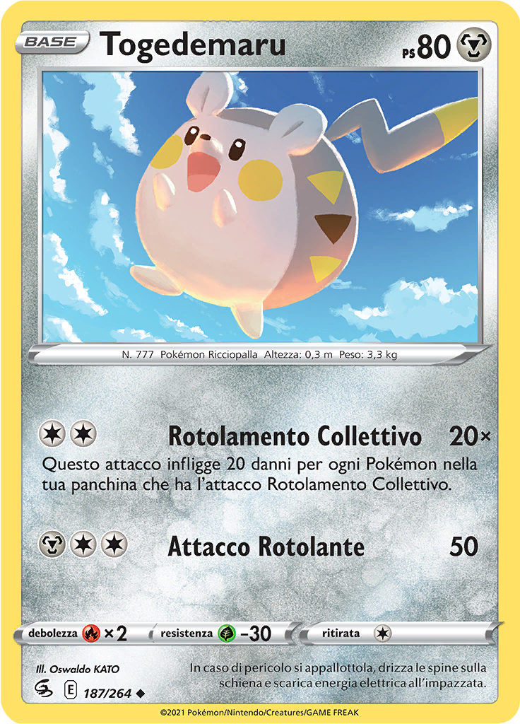 Togedemaru (Reverse Holo)
