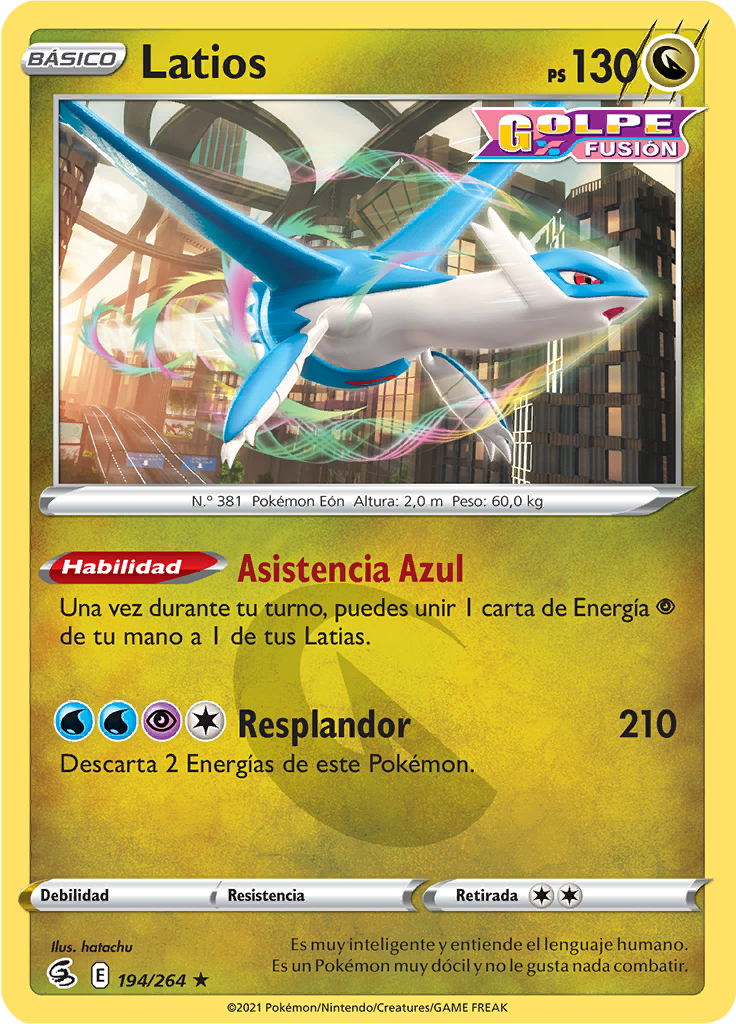 Latios (Reverse Holo)