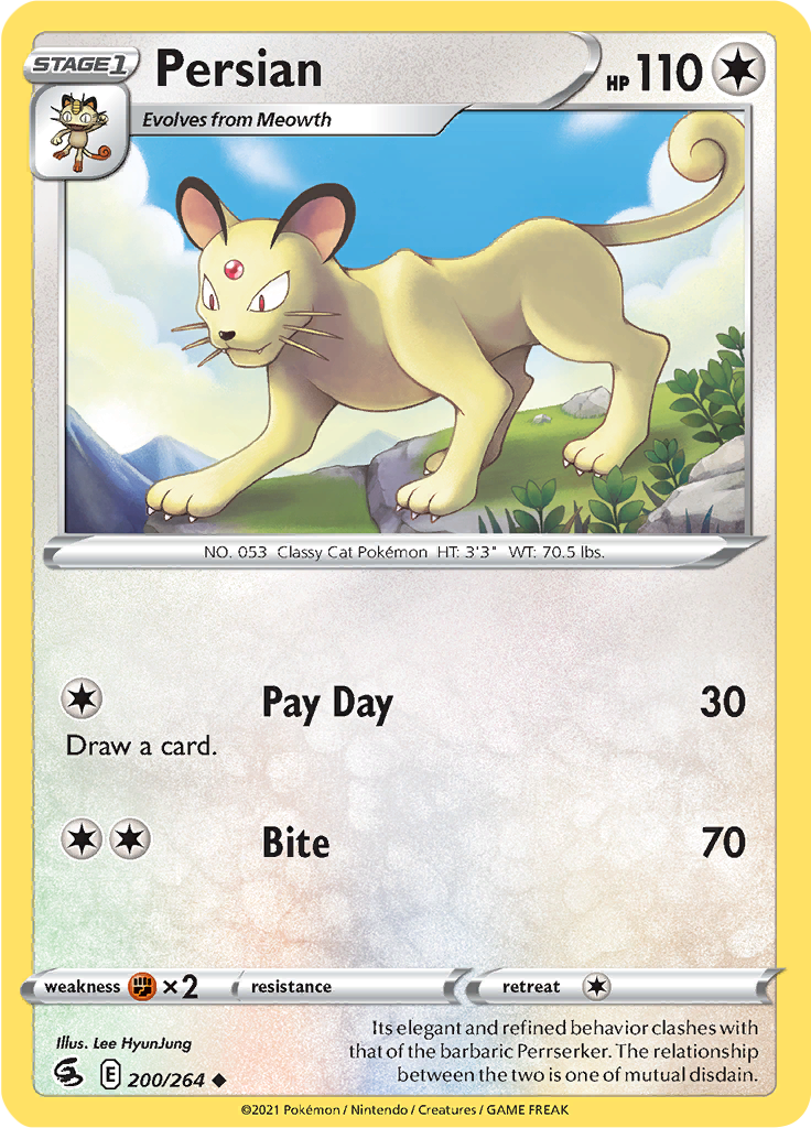 Persian (Reverse Holo)