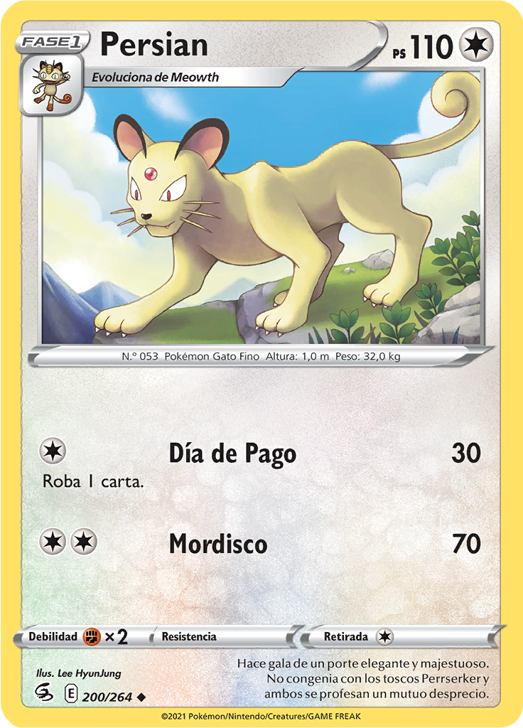 Persian (Reverse Holo)