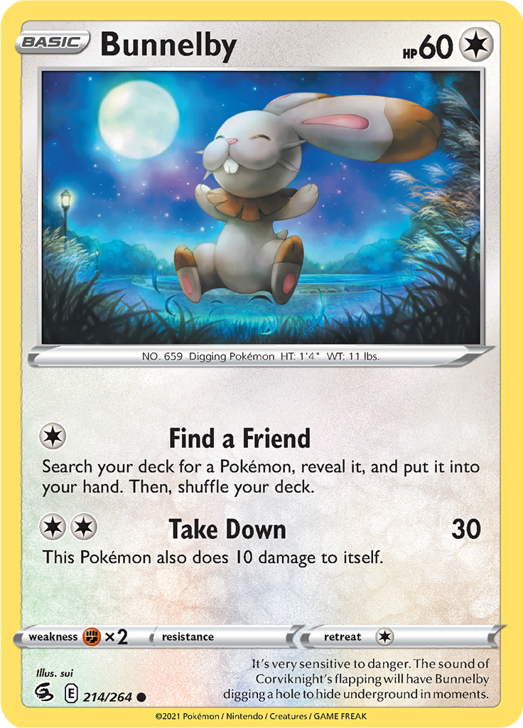 Bunnelby (Reverse Holo)