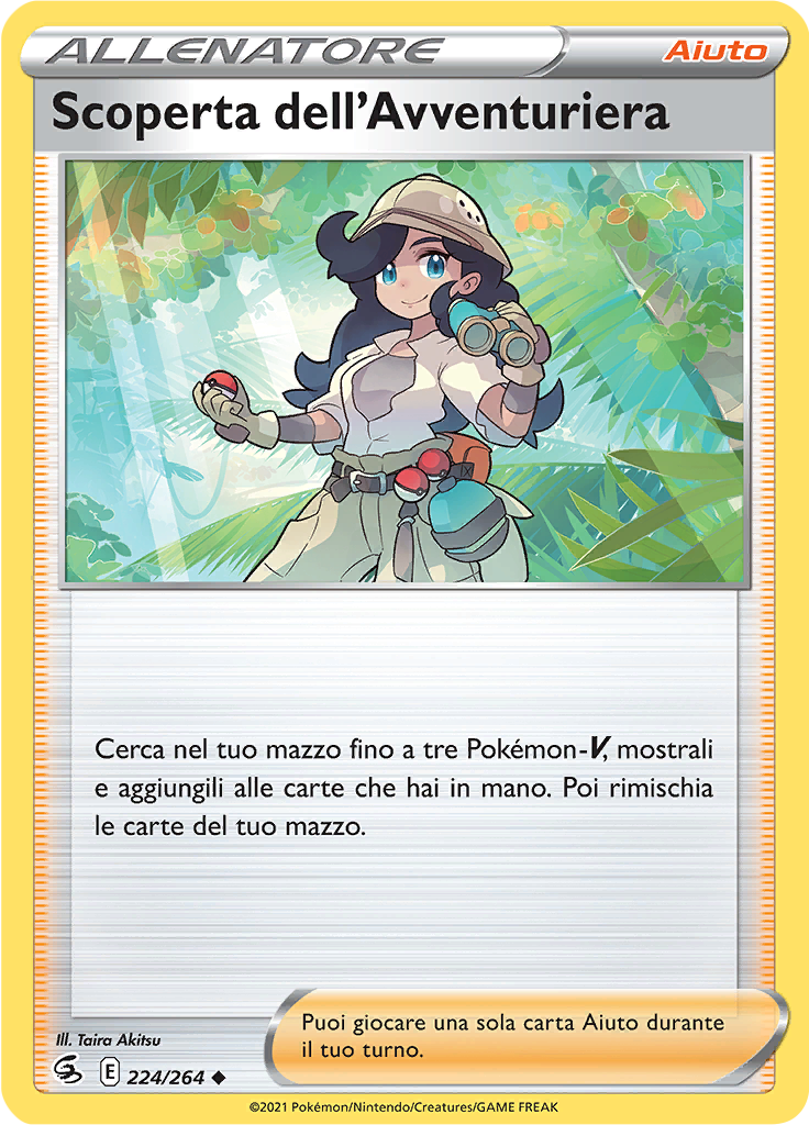 Scoperta dell'Avventuriera (Reverse Holo)