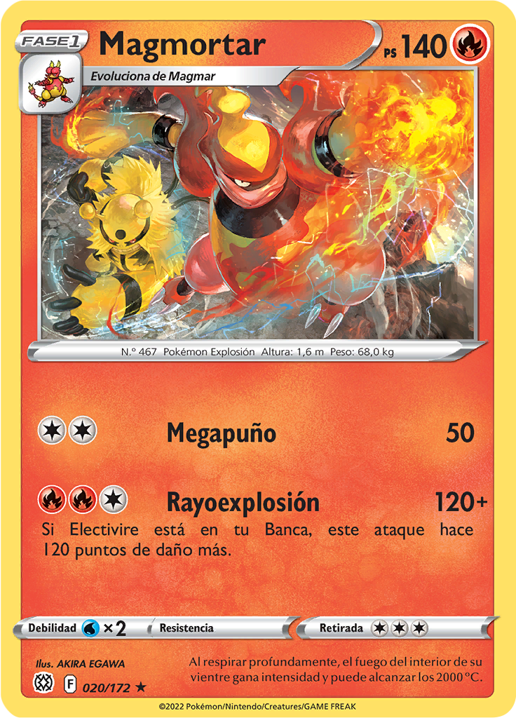 Magmortar (Reverse Holo)