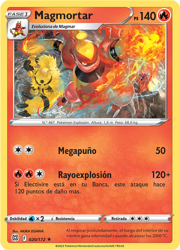 Magmortar (Reverse Holo)