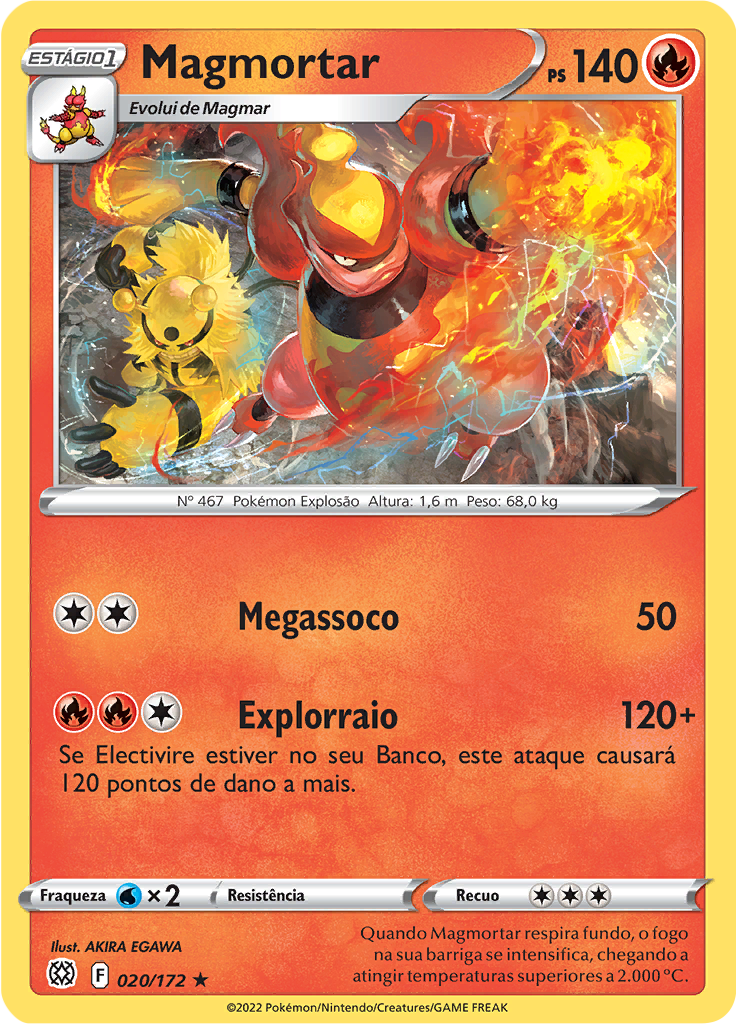 Magmortar (Reverse Holo)