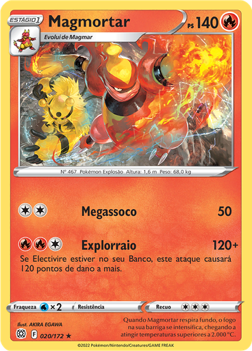 Magmortar (Reverse Holo)