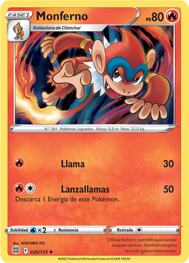 Monferno (Reverse Holo)