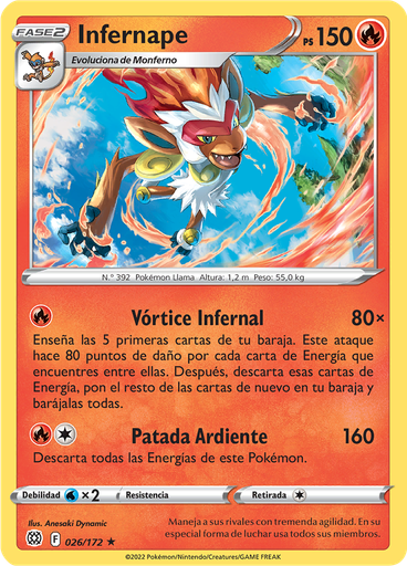 Infernape (Reverse Holo)