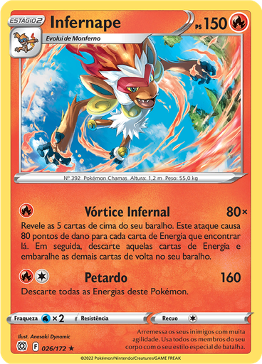 Infernape (Reverse Holo)