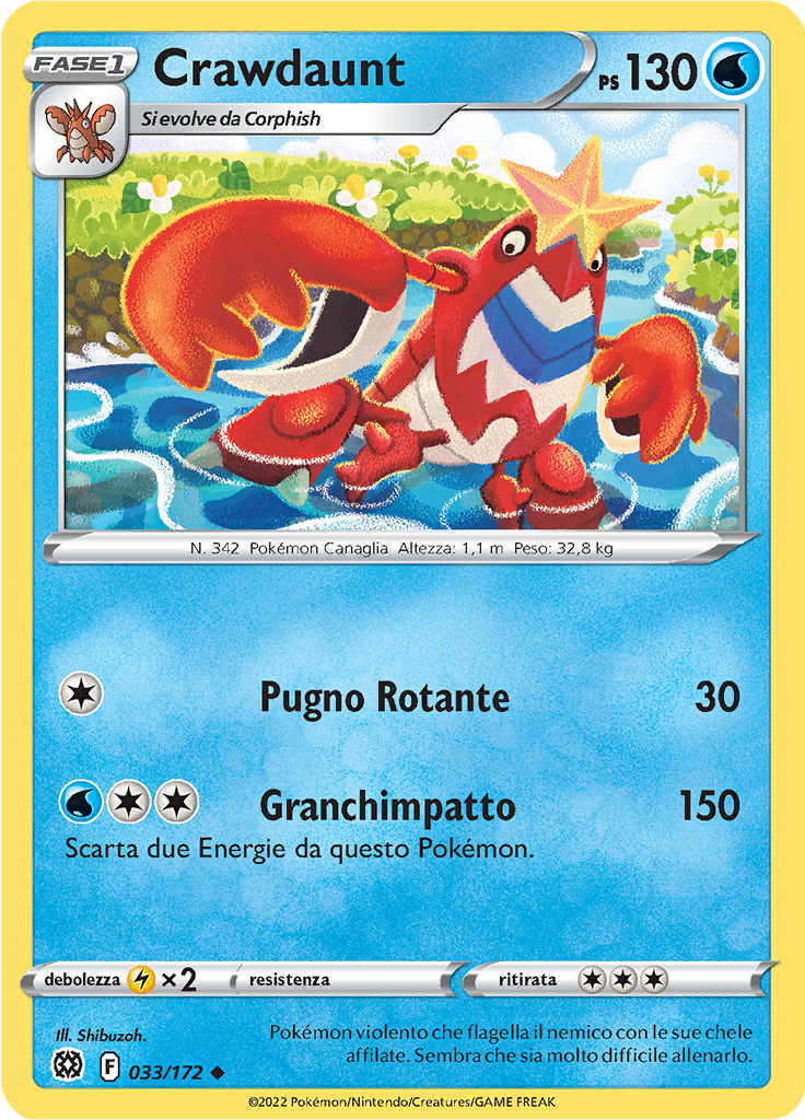 Crawdaunt (Reverse Holo)