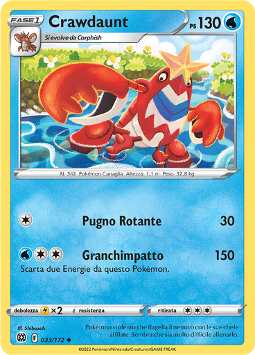Crawdaunt (Reverse Holo)