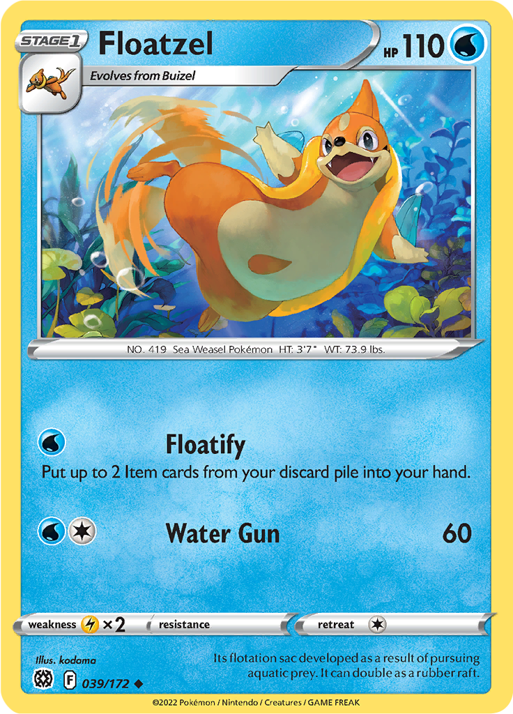 Floatzel (Reverse Holo)