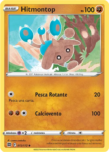 Hitmontop (Reverse Holo)