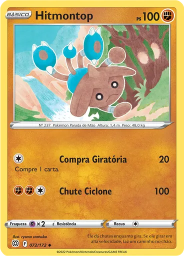 Hitmontop (Reverse Holo)