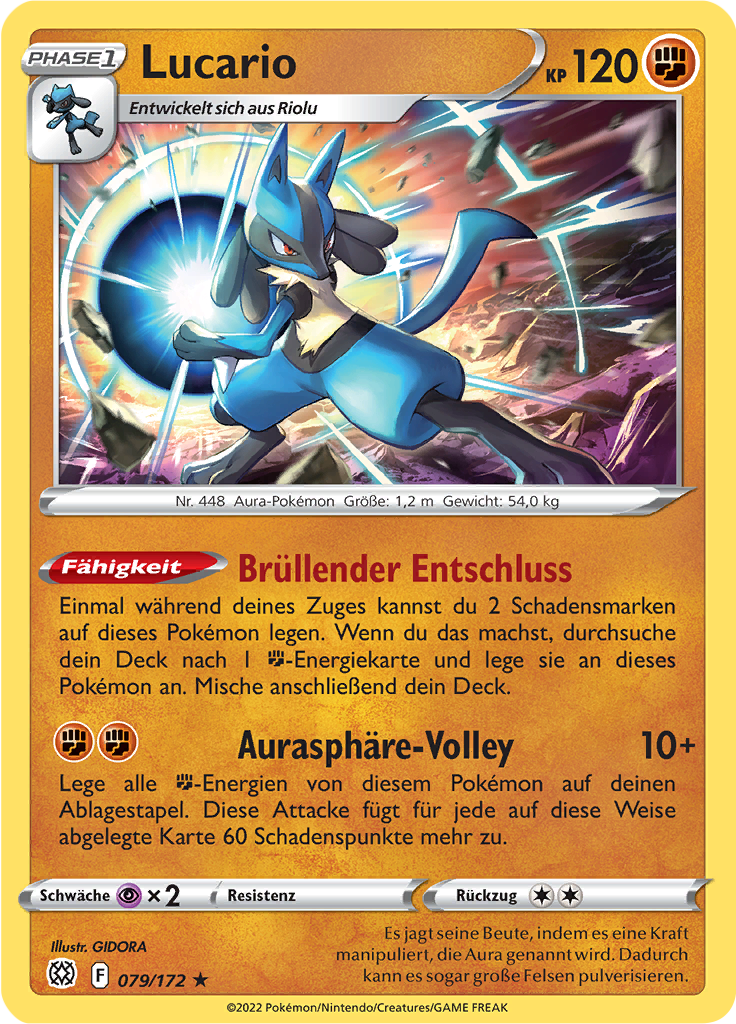 Lucario (Reverse Holo)