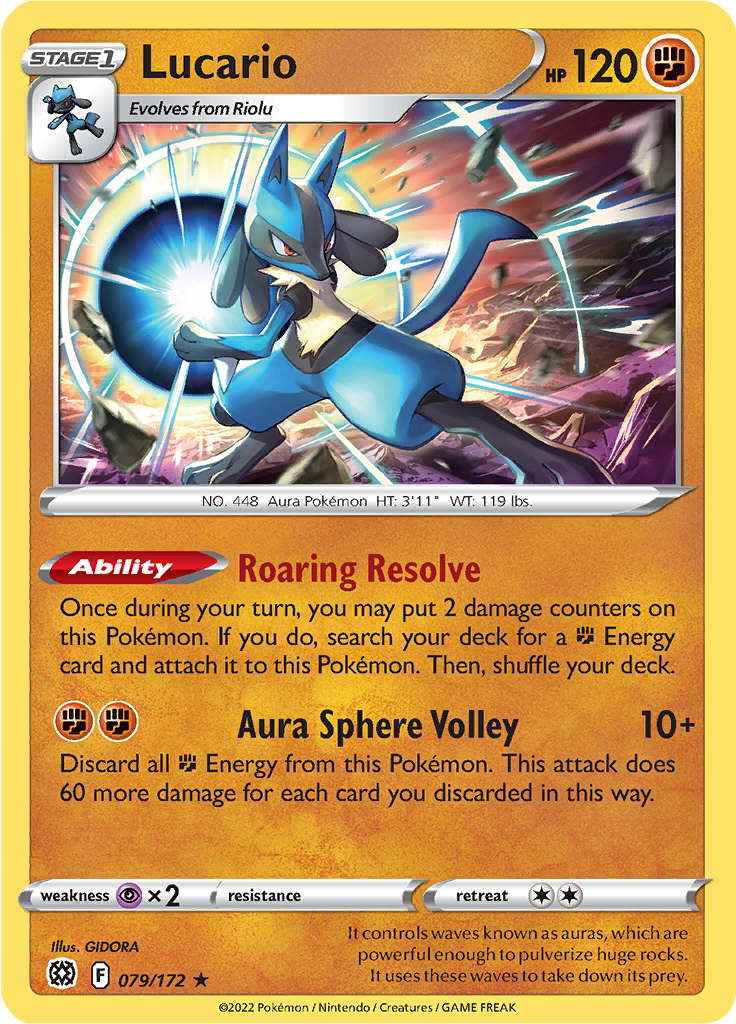 Lucario (Reverse Holo)