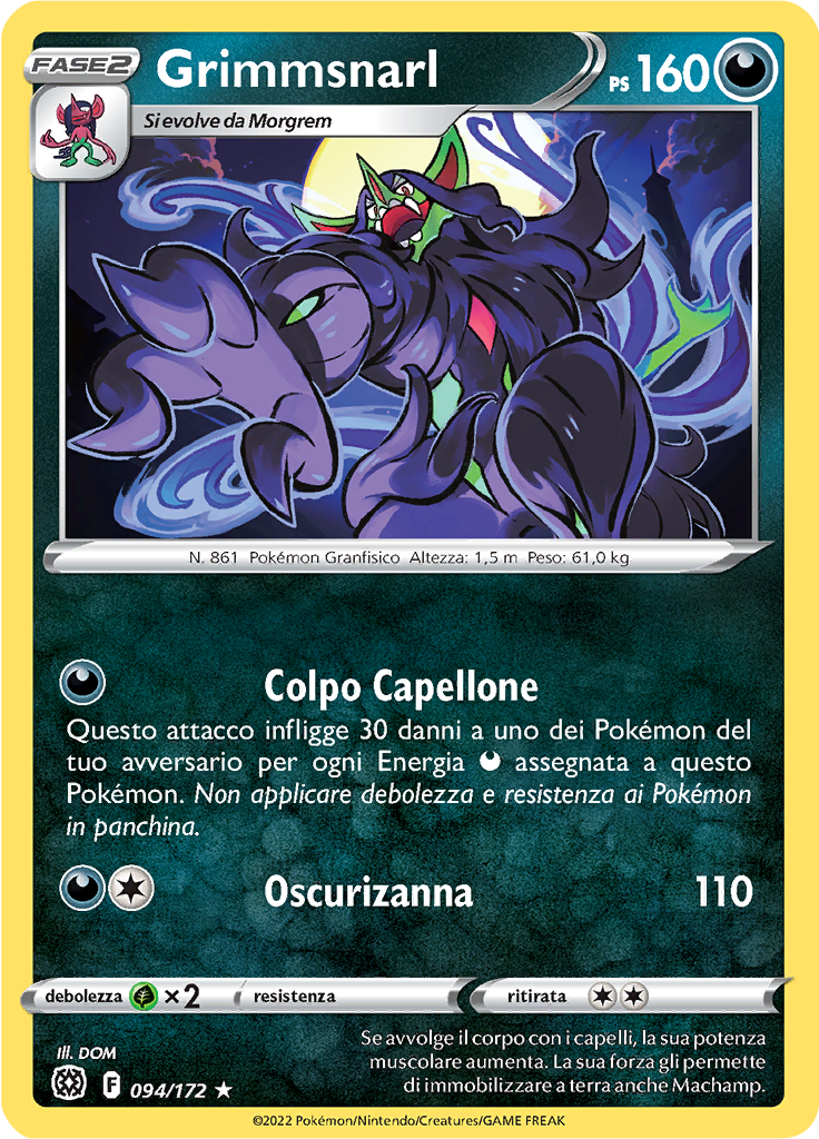 Grimmsnarl (Reverse Holo)