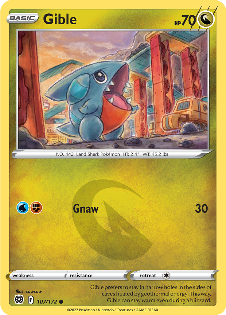 Gible (Reverse Holo)