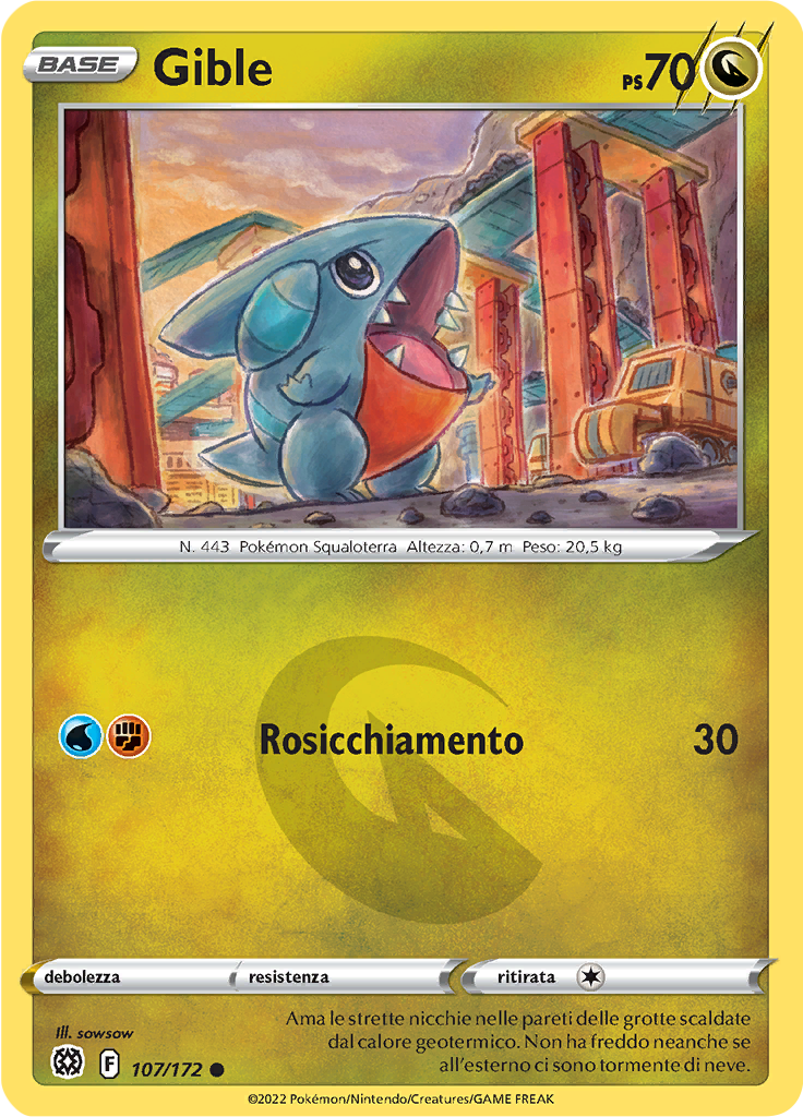 Gible (Reverse Holo)