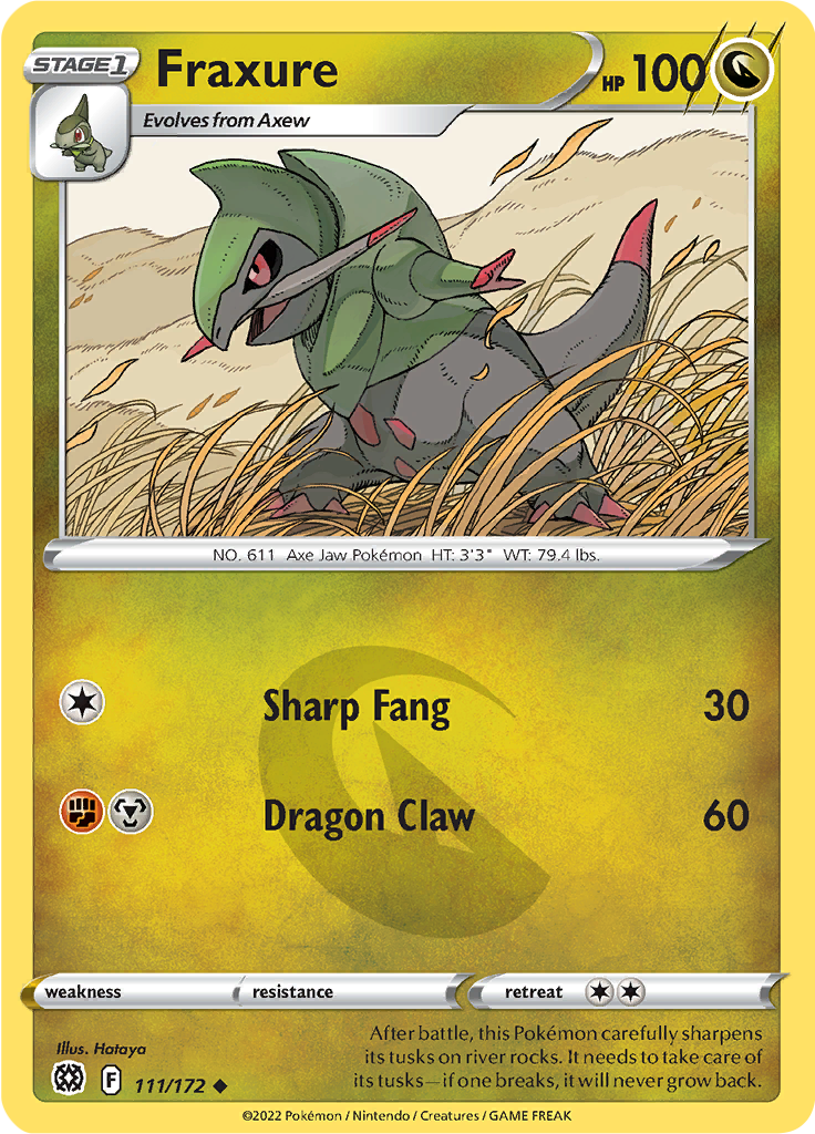 Fraxure (Reverse Holo)