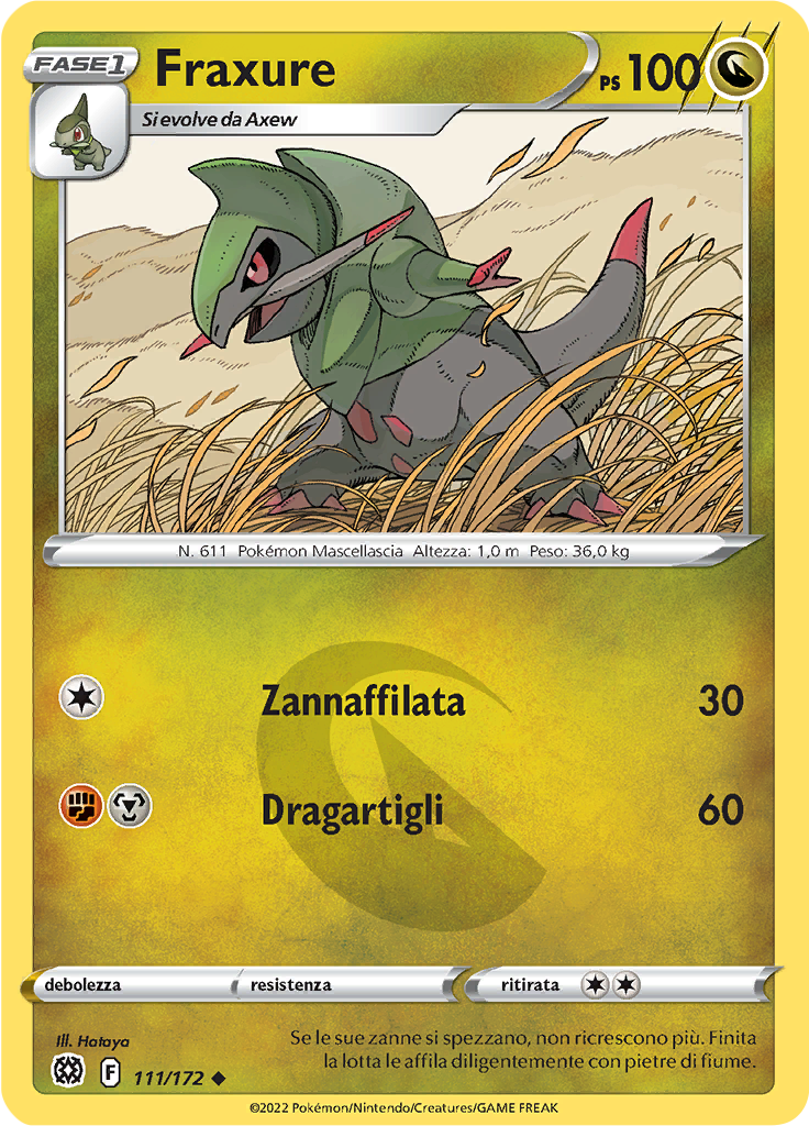Fraxure (Reverse Holo)